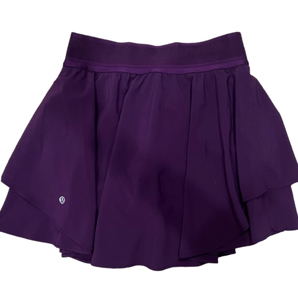 lululemon athletica dramatic magenta court rival Layered Mini Skirt